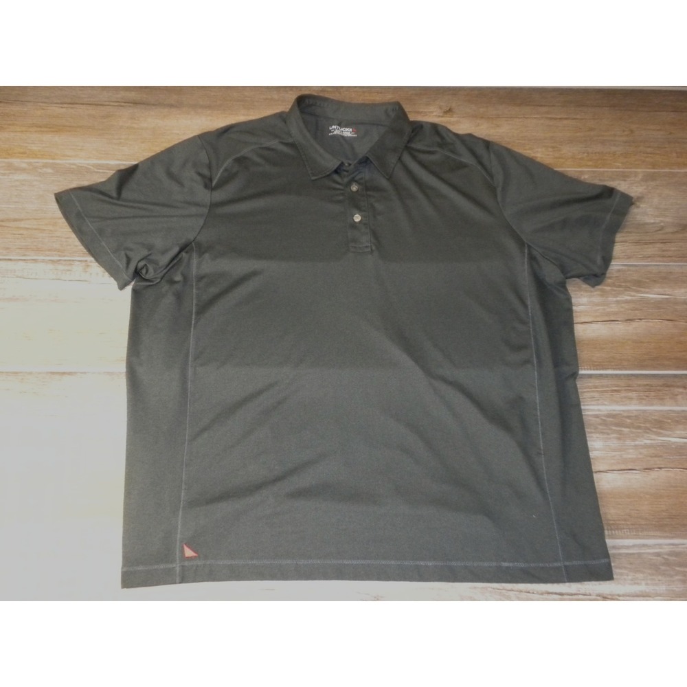 Untuckit Polo Shirt Mens XXXL Gray‎ Clavidor Performance Quick Dry Wicking Golf